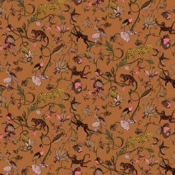 Furn. Exotic Wildlings Tropical Printed Wallpaper - Orange -Cheap furn Store 00a6c6d1d76b4ab9aeb420b3cbc11c9a
