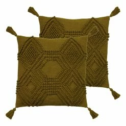 Furn. Halmo Cushions (Twin Pack) - Green