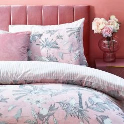 Furn. Colony Palm Tropical Reversible Duvet Cover Set - Pink -Cheap furn Store 0ca97174b10341bda10a0fc8a5e154a1