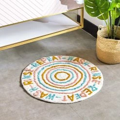 Furn. Wash Rinse Repeat Bath Mat - Multicolour