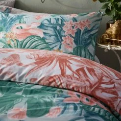 Furn. Medinilla Tropical Reversible Duvet Cover Set - Green -Cheap furn Store 1506bd7ef0b349558b23247a61a69afb