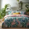 Furn. Medinilla Tropical Reversible Duvet Cover Set - Green