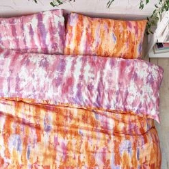 Furn. Tie Dye Abstract Reversible Duvet Cover Set - Multicolour -Cheap furn Store 167891be540c406492077e56e0e43bb5