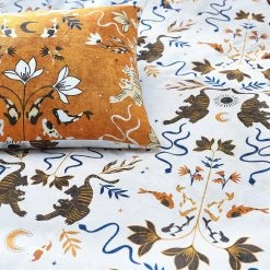 Furn. Tiger Fish Print Reversible Duvet Cover Set - Multicolour -Cheap furn Store 172886cb2fb043ef8d5a959c82d5aa42