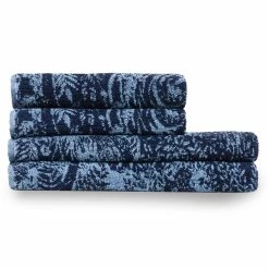 Furn. Winter Woods 4 Piece Towel Bale - Blue