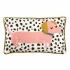 Furn. Woofers Sausage Dog Feather Filled Cushion - Multicolour