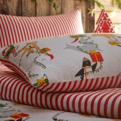 Furn. Santas Workshop Christmas Duvet Cover Set - White -Cheap furn Store 1e62c7e42d72420695a1036b7cce9b02
