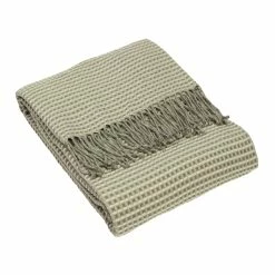 Furn. Rowan Waffle Throw - Natural
