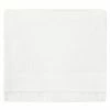 Furn. Textured Weave Bath Sheet - White