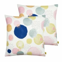 Furn. Dottol Cushions (Twin Pack) - Multicolour