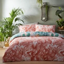 Furn. Medinilla Tropical Reversible Duvet Cover Set - Green -Cheap furn Store 2e919ea56aef4b07a26a6284a1d1be58