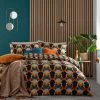 Furn. Raeya Art Deco Duvet Cover Set - Multicolour