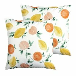 Furn. Les Fruits Cushions (Twin Pack) - Multicolour