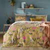 Furn. Azalea Floral Reversible Duvet Cover Set - Yellow