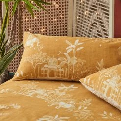 Furn. Jaipur Jungle Reversible Duvet Cover Set - Yellow -Cheap furn Store 36c2b1c546b644f7851087c5ec2a2cb1