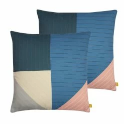 Furn. Hesso Cushions (Twin Pack) - Multicolour