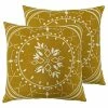 Furn. Mandala Cushions (Twin Pack) - Yellow