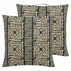 Furn. Kericho Cushions (Twin Pack) - Black/White