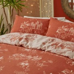 Furn. Jaipur Jungle Reversible Duvet Cover Set - Orange 6 Furn. Jaipur Jungle Reversible Duvet Cover Set - Orange -Cheap furn Store 49323240efbd46cf8561ae357e8731bb