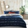 Furn. Arabi Tie Dye Reversible Duvet Cover Set - Indigo Blue