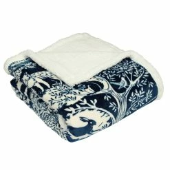 Furn. Winter woods throw - Navy -Cheap furn Store 51f08c7c37394c9bafbc601ea68d0692