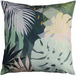 Furn. Leafy Outdoor Cushion - Blue