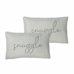 Furn. Shearling Cushions (Twin Pack) - Grey