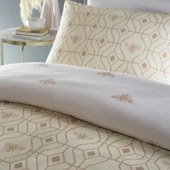 Furn. Bee Deco Geometric Duvet Cover Set - Champagne -Cheap furn Store 587d6f6123f346149afcabf435e47c41