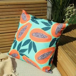 Furn. Papaya Outdoor Cushion - Blue -Cheap furn Store 5d831771761149ef9b0f8fc3e18351e7