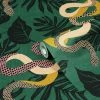 Furn. Serpentine Tropical Printed Wallpaper - Green