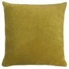 Furn. Solo Cotton Velvet Feather Filled Cushion - Olive