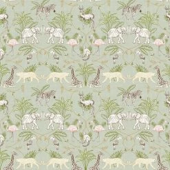 Furn. Serengeti Animal Printed Wallpaper - Green -Cheap furn Store 640f8e25e4114b8cbb2653eb84bb3e8c