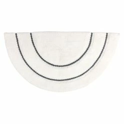 Furn. Semi Circle Bath Mat - Dark Grey -Cheap furn Store 66b1586e0b3f40039126ae93b2b1a393