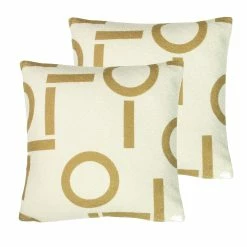 Furn. Shearling Circa Cushions (Twin Pack) - Honey