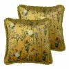 Furn. Fleura Cushions (Twin Pack) - Yellow