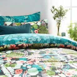 Furn. Secret Garden Botanical Reversible Duvet Cover Set - Green 6 Furn. Secret Garden Botanical Reversible Duvet Cover Set - Green -Cheap furn Store 6c9631b416d04e4b9a6eb1db6ddb7eb9