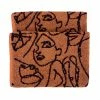 Furn. Everybody Abstract Jacquard Hand Towel - Brown