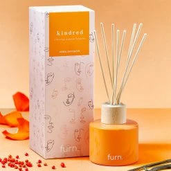 Furn. Kindred Bergamot, Berry, Vanilla & Patchouli Scented Home Fragrance Gift Set - Orange -Cheap furn Store 71a95a1dbd804daa895edcbd266daae9 1