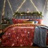 Furn. Nutcracker Christmas Reversible Duvet Cover Set - Red