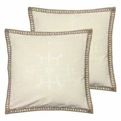 Furn. Mini Inka Cushions (Twin Pack) - Natural