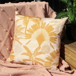 Furn. Palms Outdoor Cushion - Yellow -Cheap furn Store 7d19b179584b4fdba441e5c2cd1c52b3
