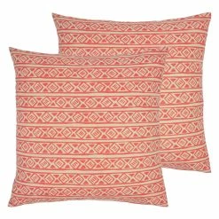 Furn. Nomi Cushions (Twin Pack) - Coral