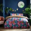 Furn. Psychedelic Jungle Reversible Duvet Cover Set - Pink