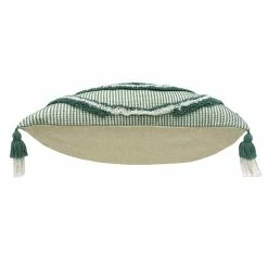Furn. Rainbow Cotton Tuft Double Tassel Cushion Cover - Green -Cheap furn Store 85747977695d46d5923c297c5c901ff1 2
