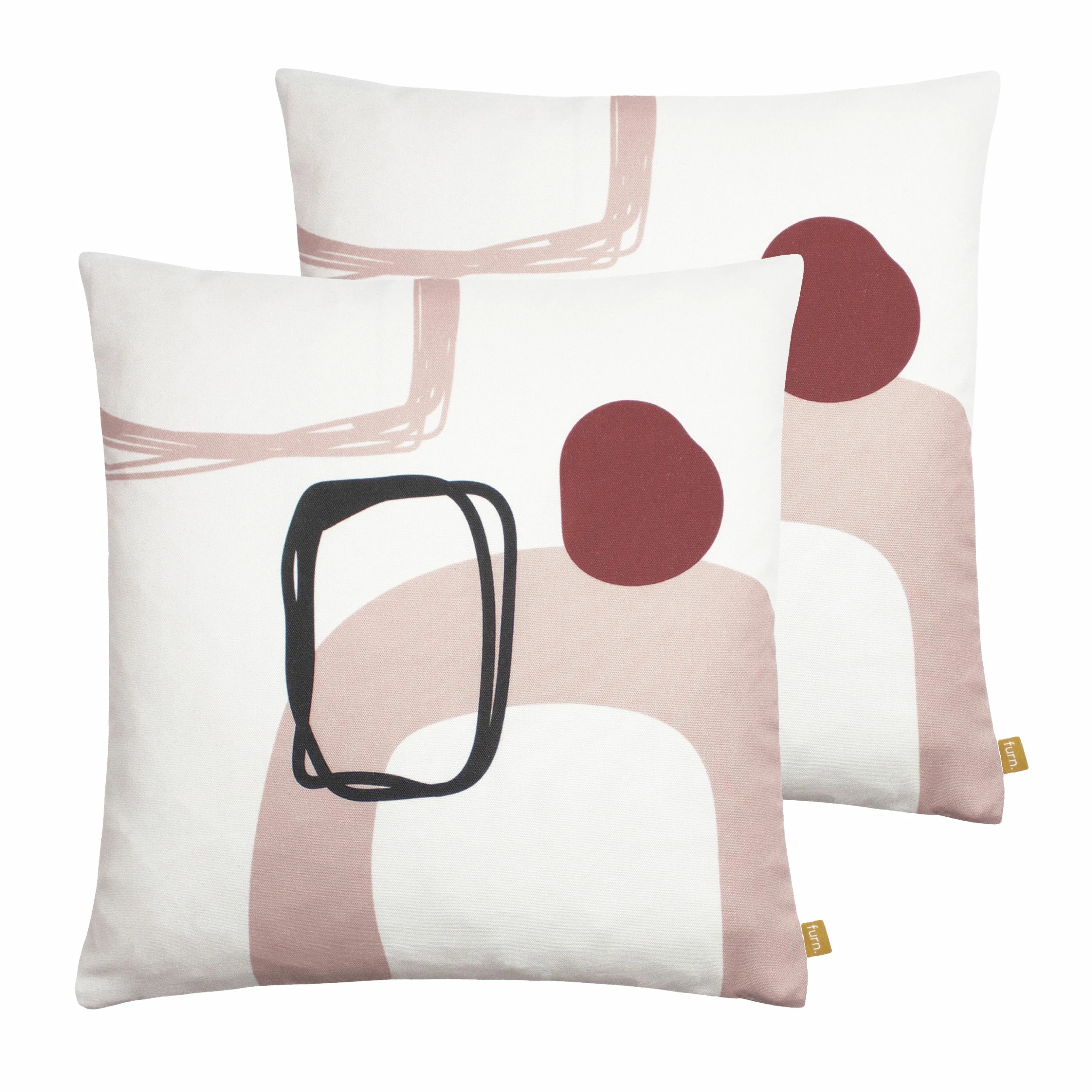 Furn. Aida Cushions (Twin Pack) - Blush 1 Furn. Aida Cushions (Twin Pack) - Blush