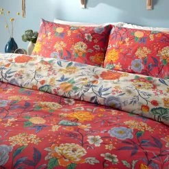 Furn. Azalea Secret Garden Duvet Cover Set - Red -Cheap furn Store 8922930af0814af089e0699a4835ceef