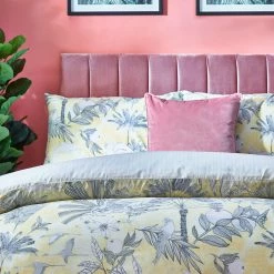 Furn. Colony Palm Tropical Reversible Duvet Cover Set - Yellow -Cheap furn Store 8d62f9c6a5804579a5be859a1d8d8b39