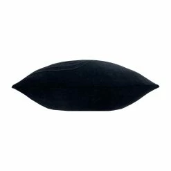 Furn. Mangata Rectangular Pleated Cotton Velvet Cushion Cover - Black -Cheap furn Store 90b9dcd337bd4bc387cd1a33303adc8f