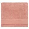 Furn. Textured Weave Bath Sheet - Blush