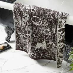 Furn. Winter Woods Animal Jacquard Bath Towel - Charcoal 5 Furn. Winter Woods Animal Jacquard Bath Towel - Charcoal -Cheap furn Store 97a807673f6b467c9033eda4c8a36f68